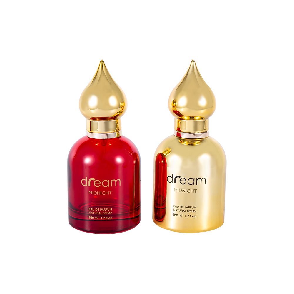 GC4085-WJ832 50ML Set Botol Parfum Pola Arab Dengan Tutup Parfum Pola Arab Emas UV