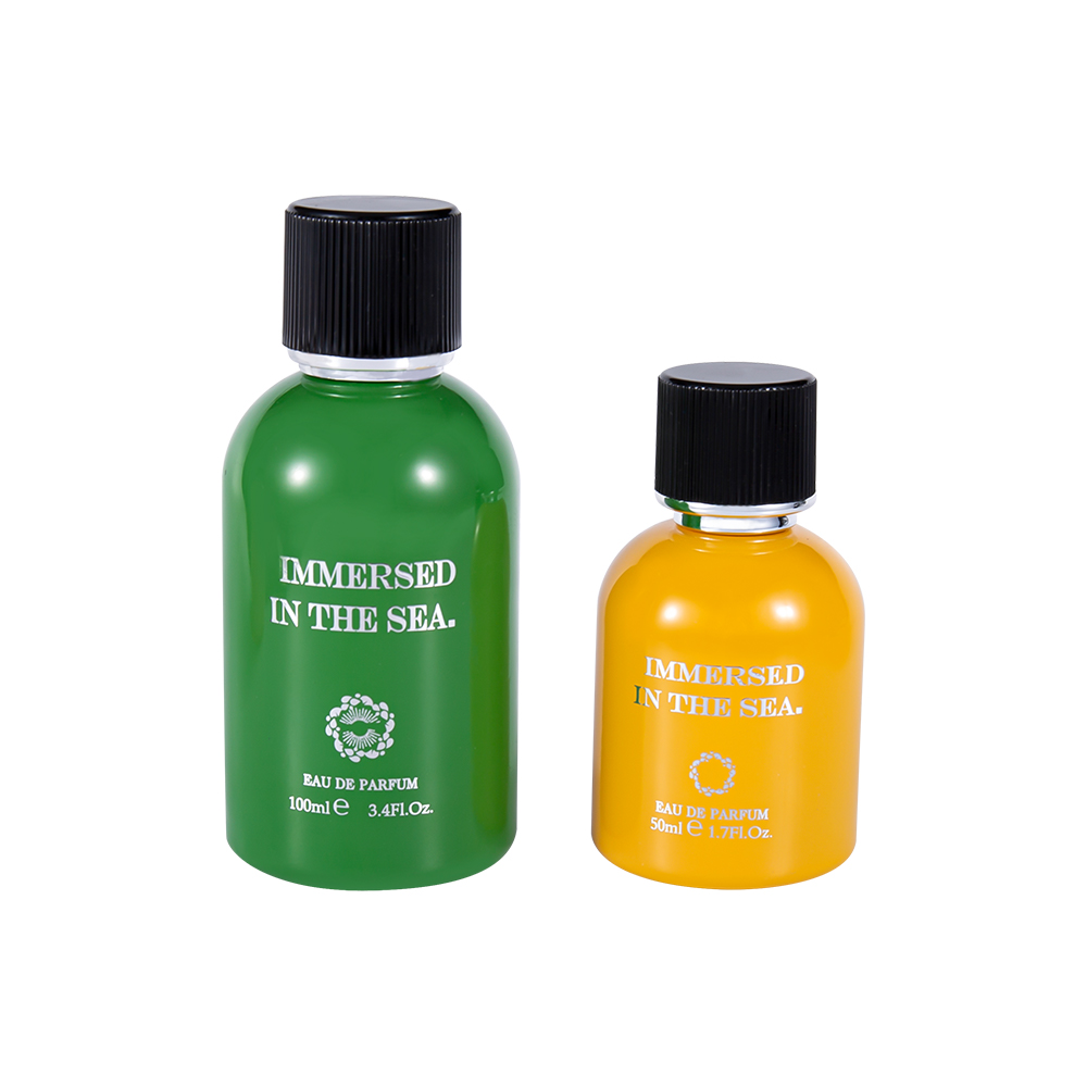 GC4464-WJ2339 50ML Botol Parfum Kaca Dekoratif Baru Dengan Tutup Parfum Hitam