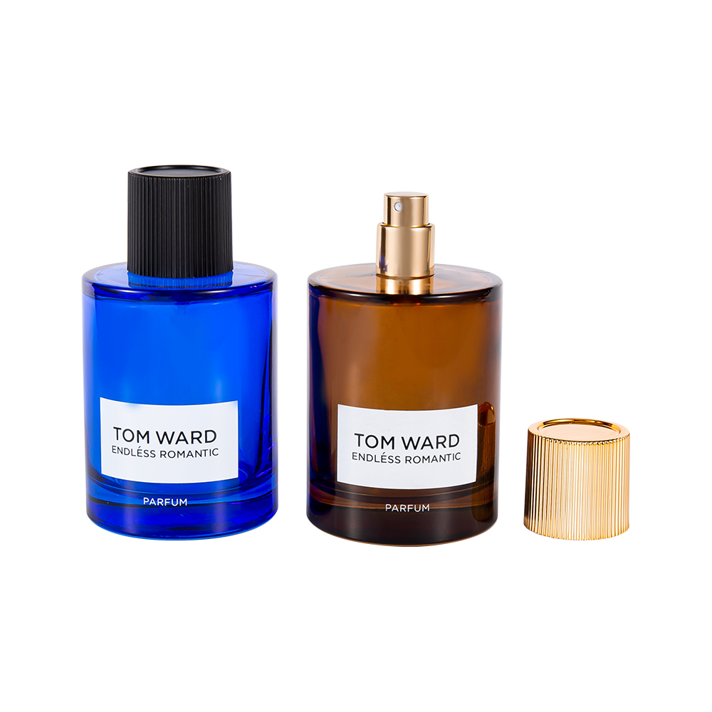 GC5178-WJ2623 100ML Botol Parfum Kaca Grosir Dengan Tutup Parfum Bergaris