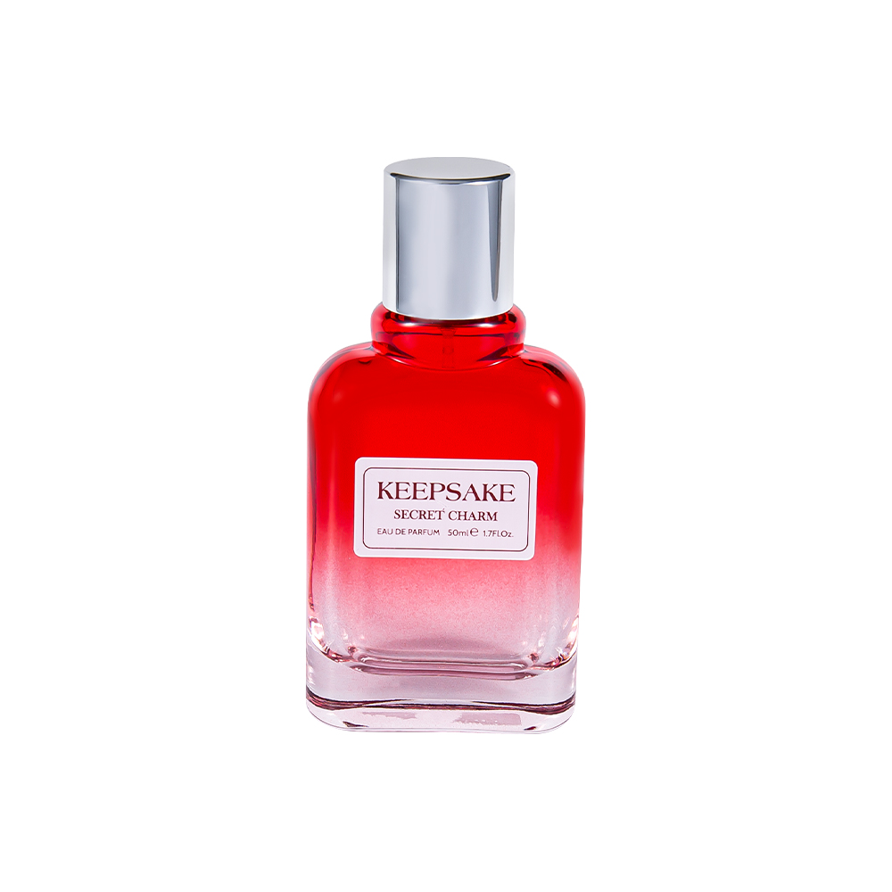 KY861-WJ412 50ML Botol Parfum Kaca Kosong Baru Dengan Tutup Perak Mengkilap