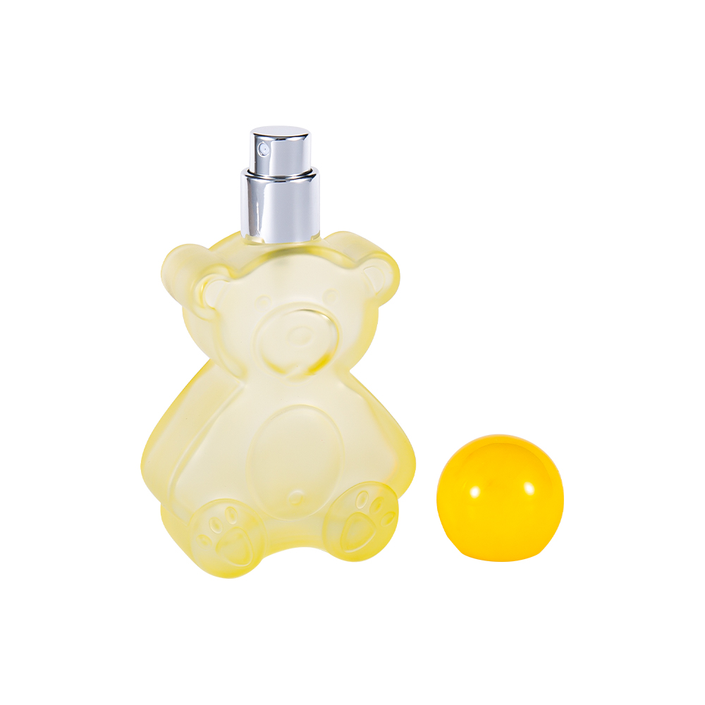 GC5190-WJ2402 30ML Botol Parfum Kaca Bentuk Beruang Grosir dengan Ball Top